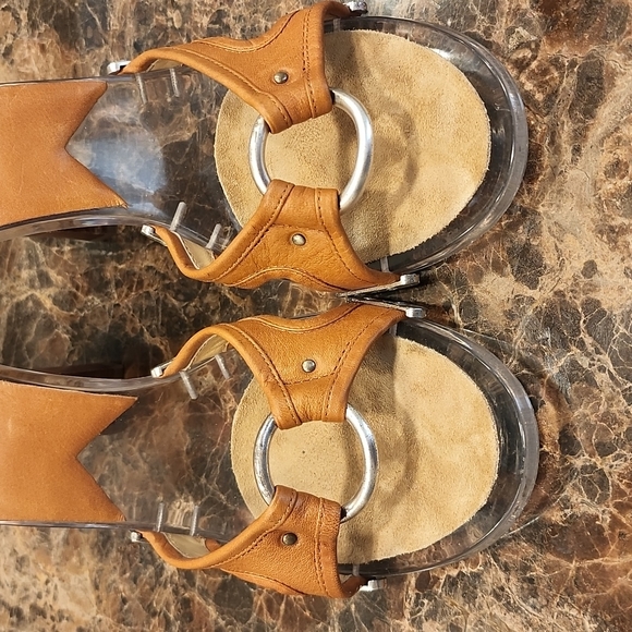 Michael Kors Lucite Slide Heels - Picture 6 of 7